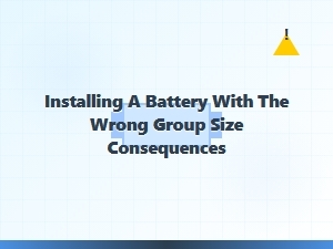 The Risks of Installing the Wrong Battery Group Size