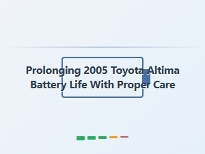 Prolonging Your Toyota Altima Battery Life Through Proper Care